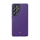 Tough Phone Case - Extra Durable Purple Cover, Shockproof Phone Accessories, Unique Gifts for Tech Lovers, Creative Phone Protection