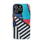 Vibrant Tough Phone Cases - Stylish Urban Art Design for Creative Souls