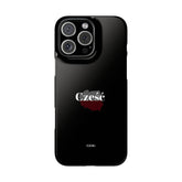 Cześć Snap Case, Phone Case for Polish Culture Lovers, Trendy Black Phone Cover, Unique Gift for Friends, Protective Snap-On Case pools